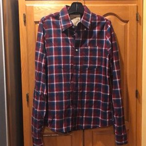 Hollister flannel button up longsleeve shirt